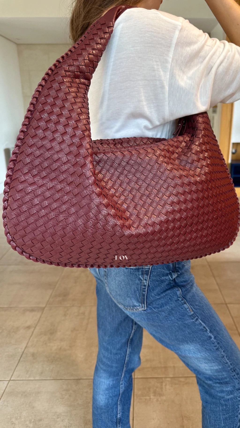 Bolsa Trançada Shopper Elegance