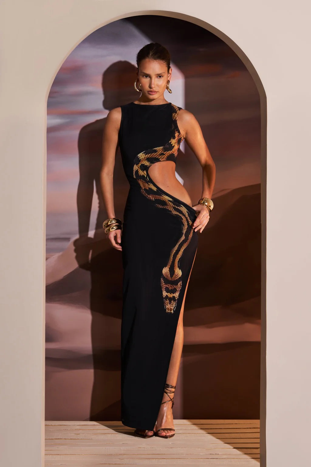 Viper Dress with Sensual Cutouts - Syll