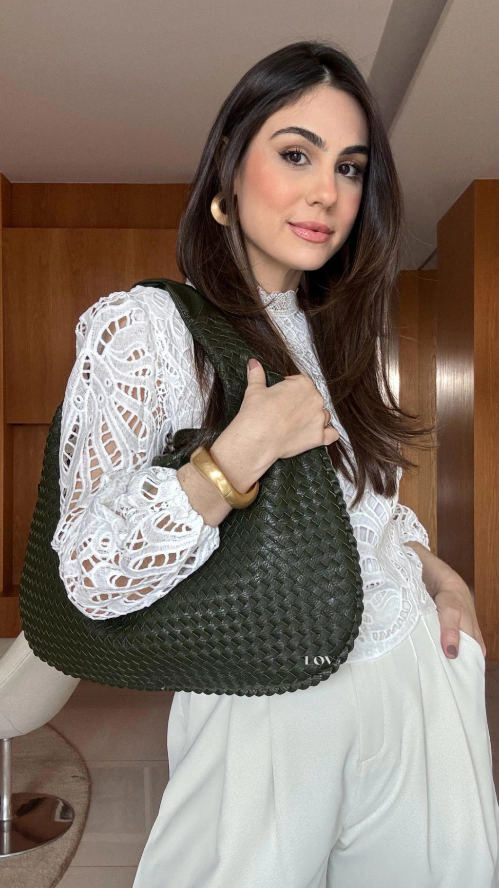 Bolsa Trançada Shopper Elegance