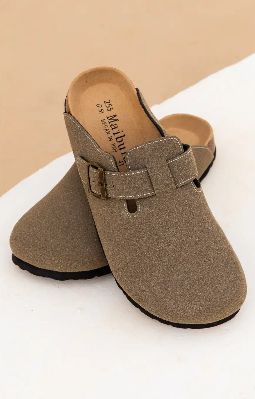 Clog Casual Conforto - Verde Musgo