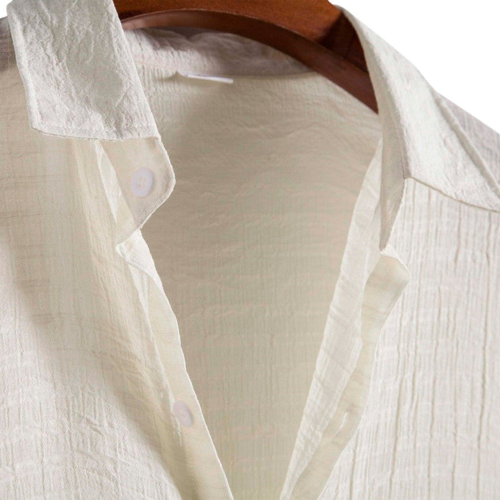 Camisa Manga Curta Lorennzi Off White