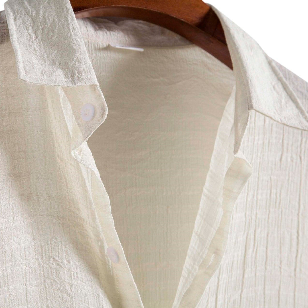 Camisa Manga Curta Lorennzi Off White
