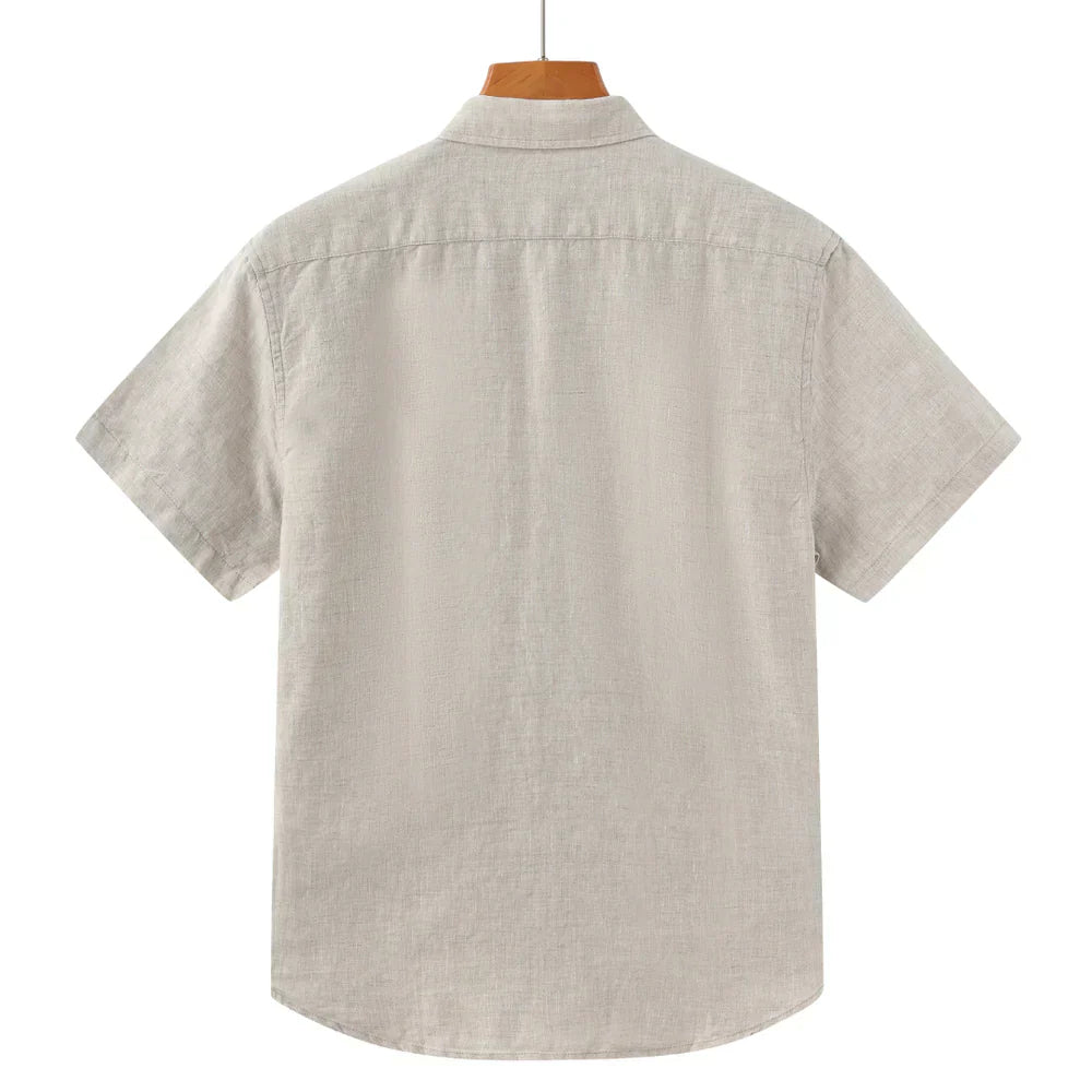 Camisa Masculina Lorennzi de Linho Viena