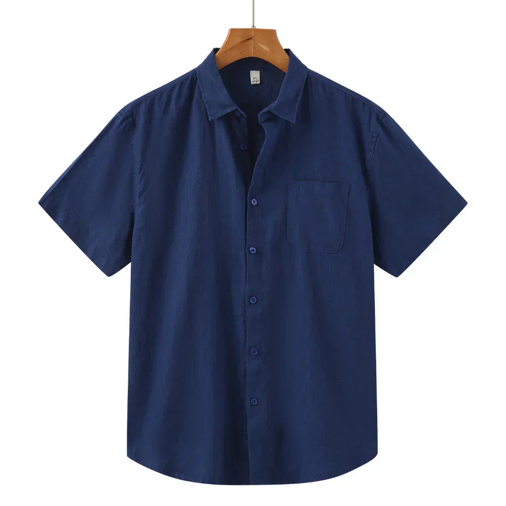 Camisa Masculina Lorennzi de Linho Viena
