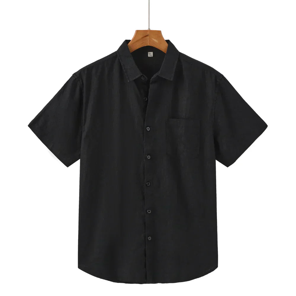 Camisa Masculina Lorennzi de Linho Viena