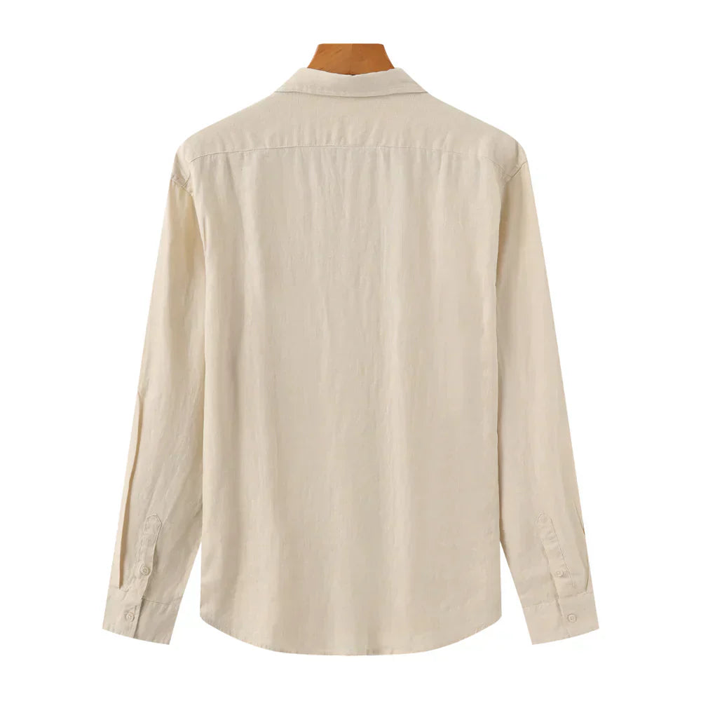 Camisa Social Masculina Lorennzi de Linho
