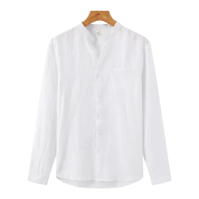 Camisa Social Masculina Lorennzi de Linho
