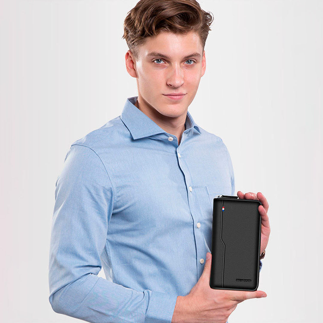 Carteira Masculina Lorennzi Denim SafeWallet