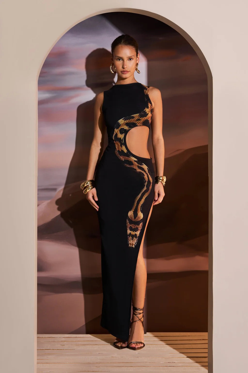Viper Dress with Sensual Cutouts - Syll