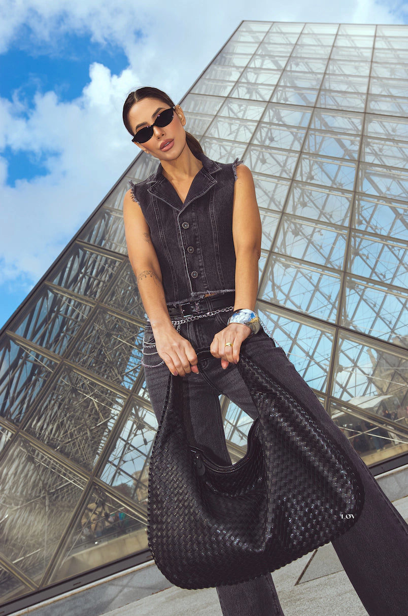 Bolsa Trançada Shopper Elegance